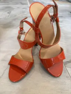 HERMES エルメス サンダル オレンジのサムネイル