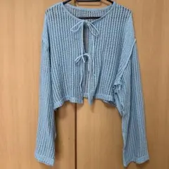 Kastane カットレースカーディガン