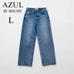 美品✨ AZUL by moussy ハイウエストワイドデニムのサムネイル