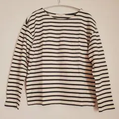 chocol raffine robe　ボーダー柄プルオーバー