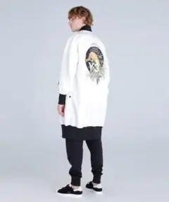 Y-3 ワイスリー　ボンバージャケット　ロングma-1 adidas レオパード