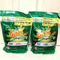 アメリカ洗濯洗剤ジェルボール ゲイン +odor boost 2袋 計76個のサムネイル