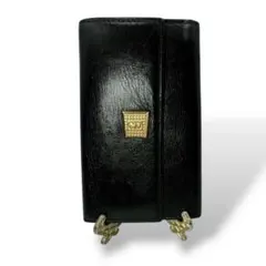 クリスチャンディオール CDロゴ レザー 6連キーケース 黒