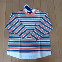 NAUTICA ボーダー長袖カットソー 新品 120cm