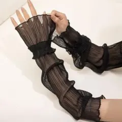 SHEIN アームカバー 黒のサムネイル