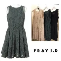 フレイアイディー FRAY I.D ジャガードフラワーワンピース Sサイズ