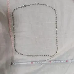 accessoriesmau カレンシルバー シルクコードネックレス ぐるぐる小 