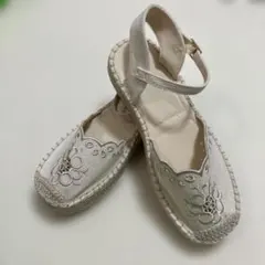 ZARA 刺繍エスパドリーユサンダル 36サイズのサムネイル