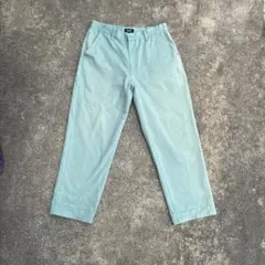 HUF ワークパンツ 緑 32サイズ コットン100% チノパンのサムネイル