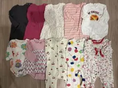 ロンパース・カバーオールセット 10点