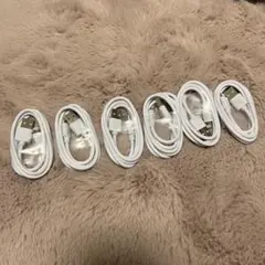 割引　iPhone用 充電ケーブル ライトニングケーブル 純正品同等　6本セット