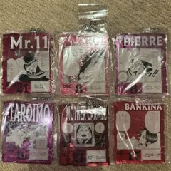 ワンピースベースショップ　アクリルブロックチャーム 6点セット