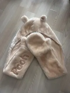 ディズニー プーさん ファンキャップ 手袋 マフラー