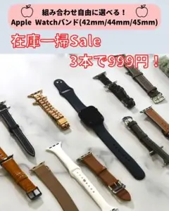 Apple Watchバンド 3本セット 42mm/44mm/45mm