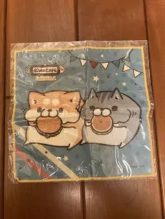 ボンレス犬とボンレス猫　ボンレスcafe マイクロファイバータオル