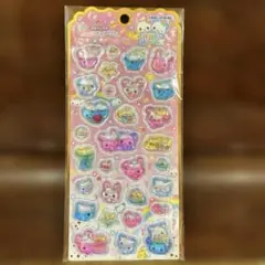 ハッピーマーチ　ストーン付き　メロウアクアリウムウォーターシール　カミオジャパン