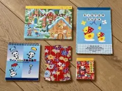 平成レトロ　1995年〜2000年 メモ帳5点セットsan-xなど