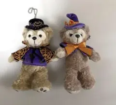 ディズニー ダッフィー シェリーメイ ぬいぐるみバッジ キーホルダー