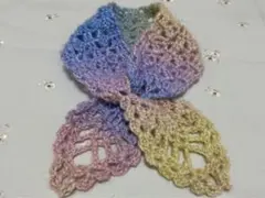 ハンドメイド グラデーション ミニマフラー