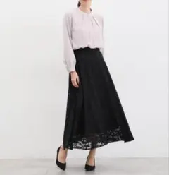 Honeys ジャカードロングスカート