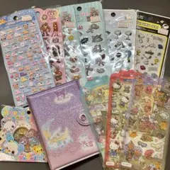 サンリオ シール帳 バインダー ドロップジュエリーシール 他 スヌーピー