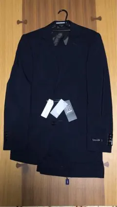パーフェクトスーツファクトリー　スーツ　セットアップ　ネイビー　Y7 Ｌ
