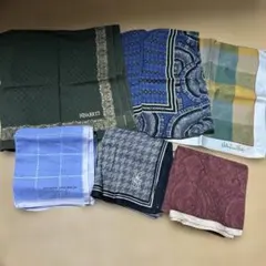 ブランドハンカチ　5枚セット　１枚おまけ