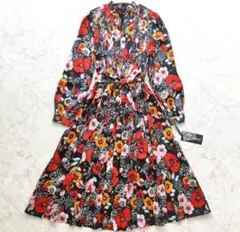 極美品】sov.ダブルスタンダードクロージングワンピース Aライン 総柄