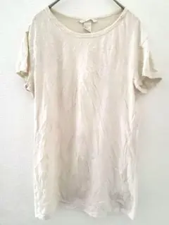 『訳あり』 ホワイト Tシャツ【M】H&M BASIC