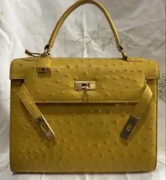 オーストリッチ　バンドバッグ　USED