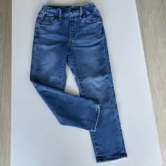 デニム風ストレートレッグパンツ 110サイズ