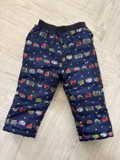 【美品】ミキハウス　ボアズボン　車柄80サイズ