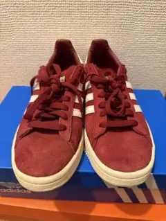 adidas Campus ワインレッド スニーカー　24cm