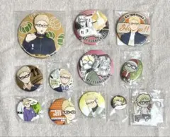 ハイキュー　月島蛍　缶バッジ　アクリルキーホルダー　まとめ売り