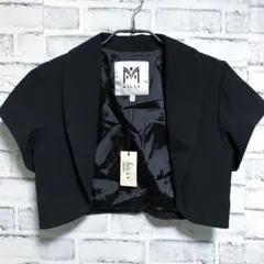 未使用品【MILLY】ミリー　USA製　ブラック　ボレロのサムネイル