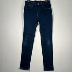ジーユー　GU　スキニーデニムパンツ ダークブルー M