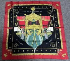 エルメスHERMESスカーフ　カレ90『クイーンの戴冠式』シルク100%