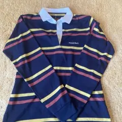 mont-bell ストライプ ポロシャツ Mサイズレディース現行販売中