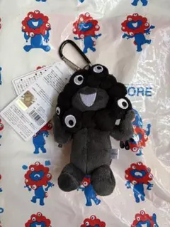 2025年大阪万博限定 黒ミャクミャク 座り 新品未使用 カラビナ