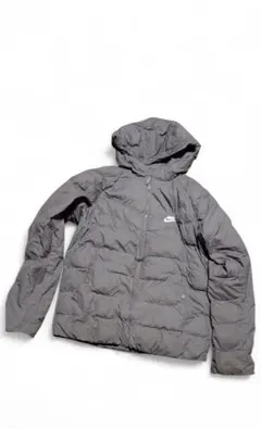 Nike グレー ダウンジャケット フード付き XL
