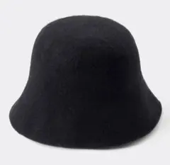 【gu 完売品】　ウールブレンドハット　黒　ブラック