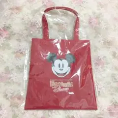 B5312新品ミッキー ミニバック ポーチ 手提げ約19.5×21cm◎のサムネイル
