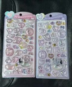 新品　【正規品】サンリオうるちゅるポップシール　マイメロ　クロミ　ベビー　セット