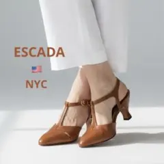 60%off【ESCADA】NYエスカーダ　サンダル　シューズ　ミュール靴　新品のサムネイル