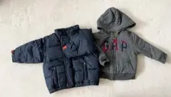 baby GAP アウター　パーカー　ブルゾン　ベビーギャップ　ギャップ　裏起毛