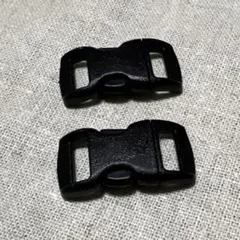 고양이용 탈착식 버클, 10mm, 블랙, 2개