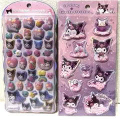 【正規品】　マイメロ＆クロミコットンパフィ　クロミシェイカーステッカーズ
