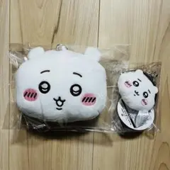 ちいかわ ぬいぐるみパスケースポーチ ミニがま口ポーチ 2個セット