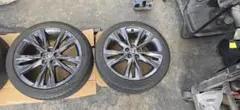 最終です 日産 ムラーノ純正ホイール セレナ等に流用 タイヤ225/45/18