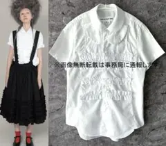 COMME des GARÇONS GIRL フリル半袖　ブラウス 2025年最新】COMME des GARCONS GIRL シャツ・ブラウスの人気